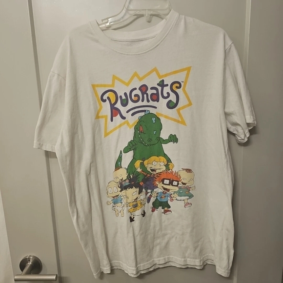 Nickelodeon Tops - Nickelodeon White Shirt with Yellow Accents